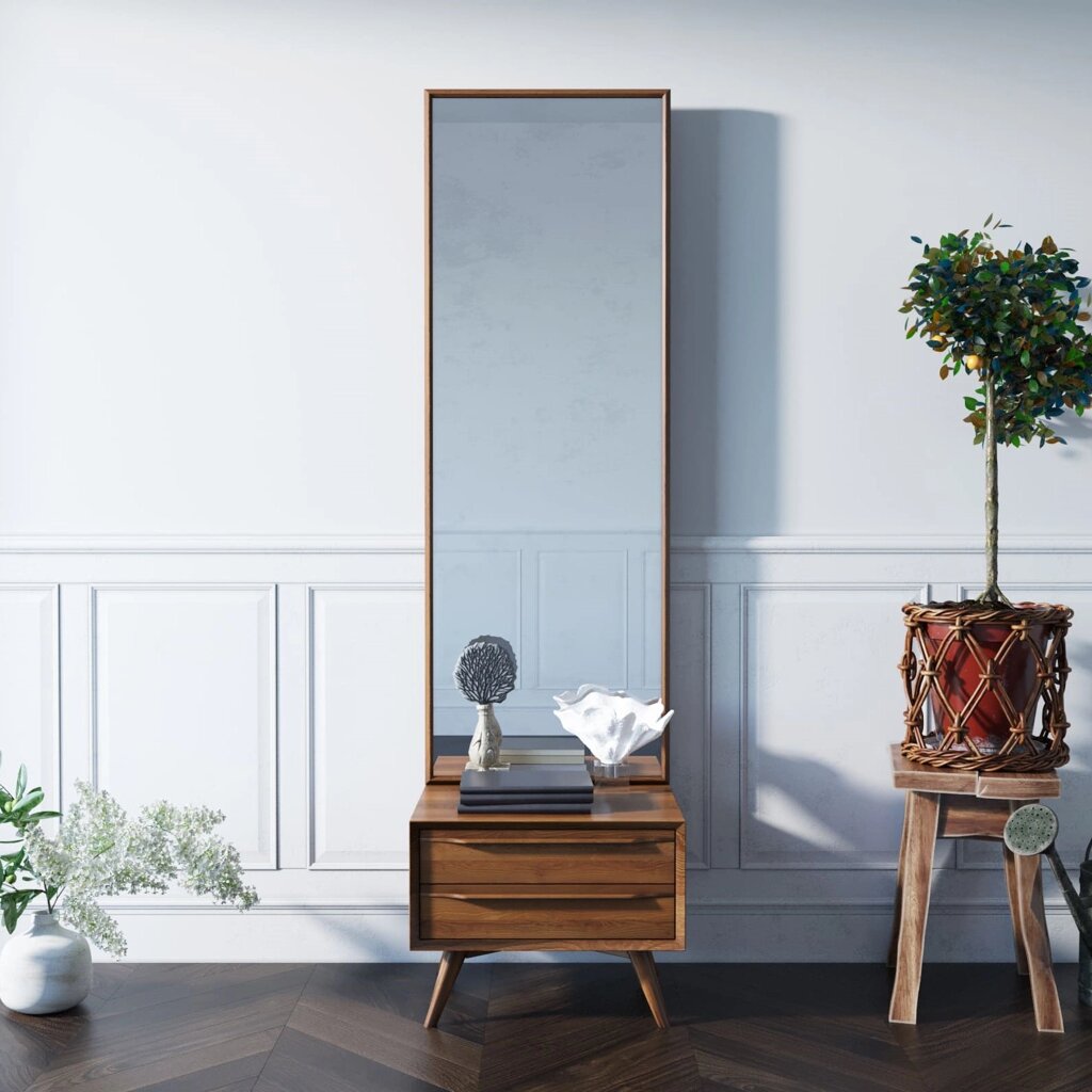 Зеркало "Bruni" с тумбой от компании M-Lion мебель - фото 1