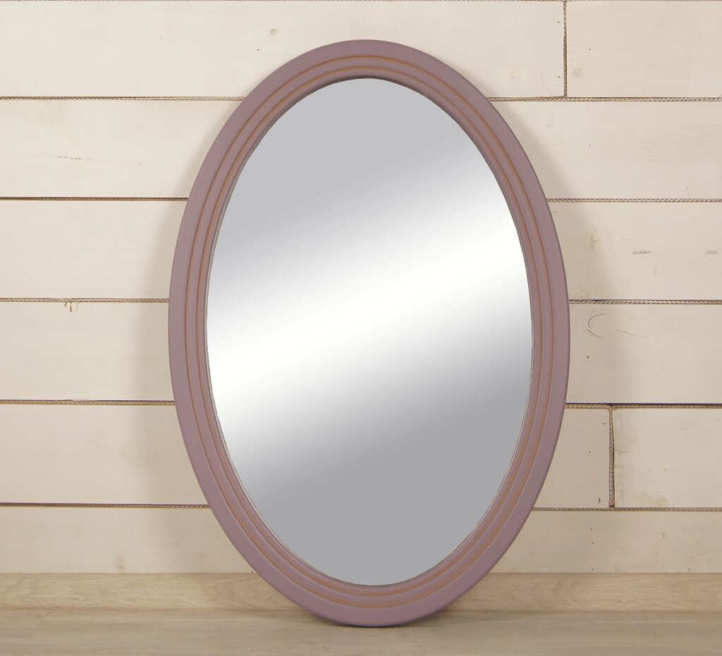 Зеркало "Leontina lavanda" овальное от компании M-Lion мебель - фото 1