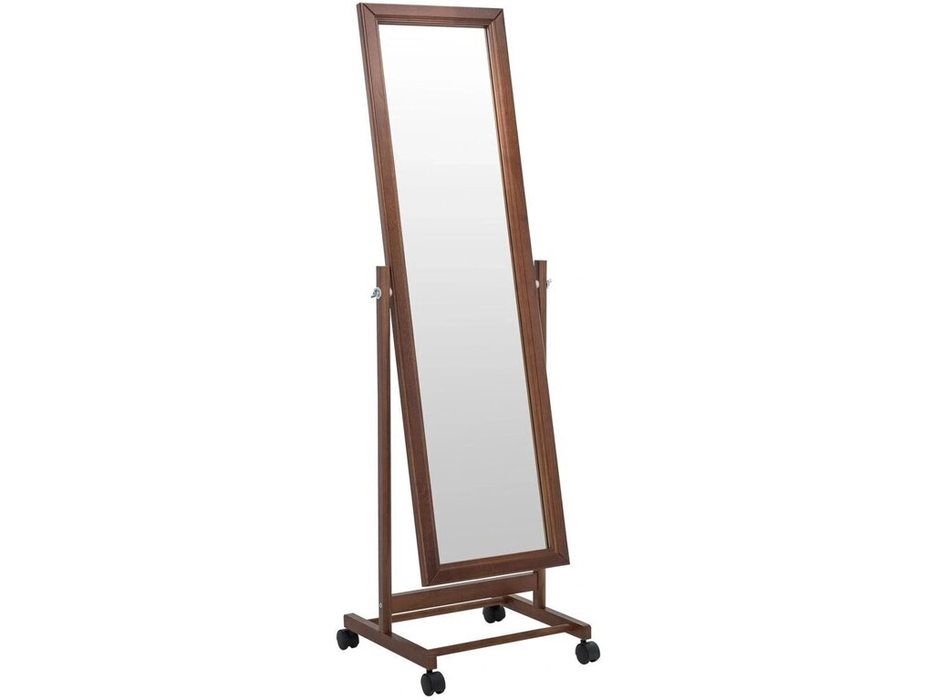 Зеркало напольное В 27Н средне-коричневый от компании M-Lion мебель - фото 1