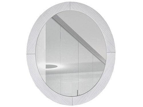 Зеркало навесное Берже 24 белый ясень от компании M-Lion мебель - фото 1