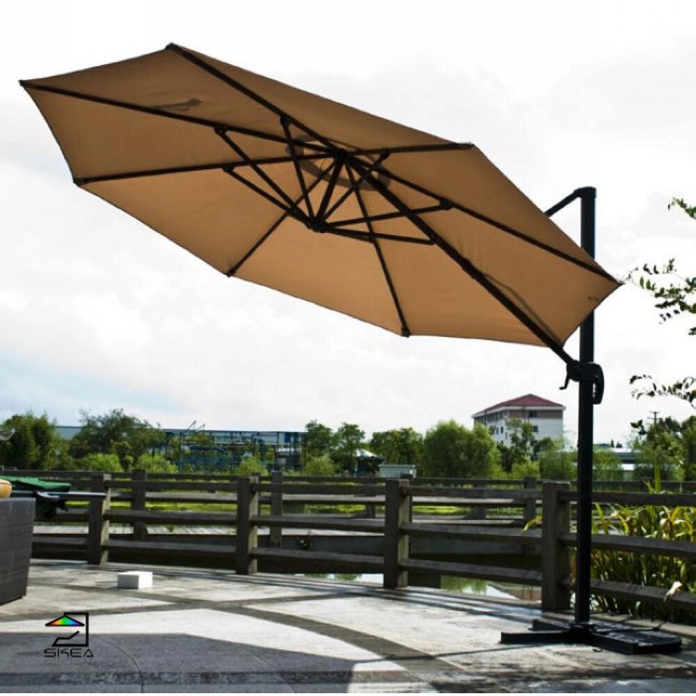Зонт для кафе AFM-300DB-Beige от компании M-Lion мебель - фото 1