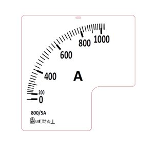 А~ 500/5 72*72мм Шкала Ш72(для А72,Э47)