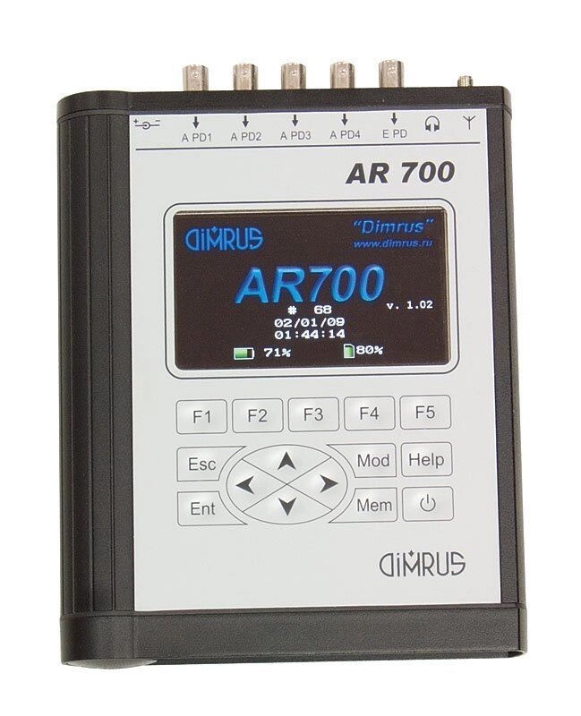 AR700 - прибор для анализа частичных разрядов и локации зоны дефекта в изоляции трансформатора при помощи акустических д от компании ООО "ТЕХЦЕНТР" - фото 1