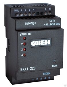 БКК1 4-уровневый сигнализатор жидкости на DIN рейку