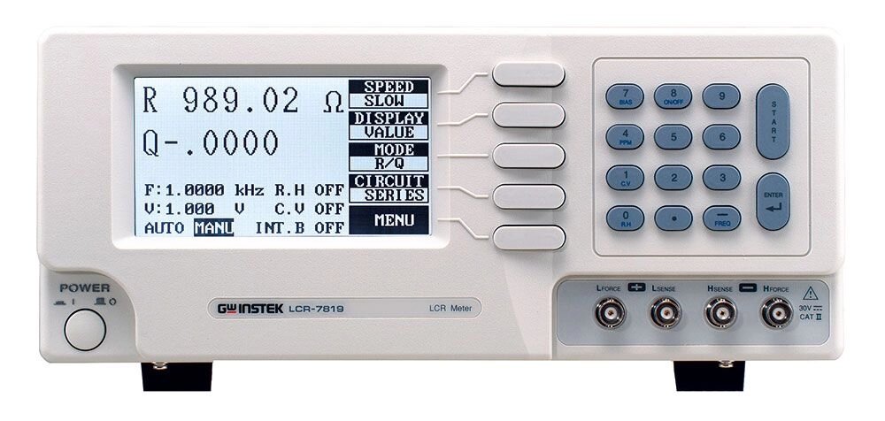 Цифровой прецизионный измеритель параметров RLC GW Instek LCR7819 от компании ООО "ТЕХЦЕНТР" - фото 1