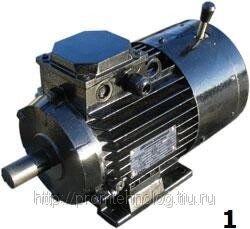 Электродвигатели серии 5АИ с электромагнитным тормозом 5АИ 112М Е (Е2)