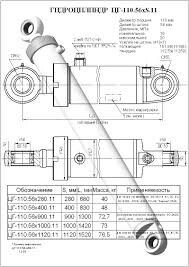 Гидроцилиндр стрелы и рукояти ЦГ-110.56х900.11 от компании ООО "ТЕХЦЕНТР" - фото 1
