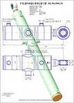 Гидроциллиндр подъема отвала ЦГ-80.50х900.31 (Ц80.900.500.000сб) Трелевочный трактор ТТ-4М 160 53.6