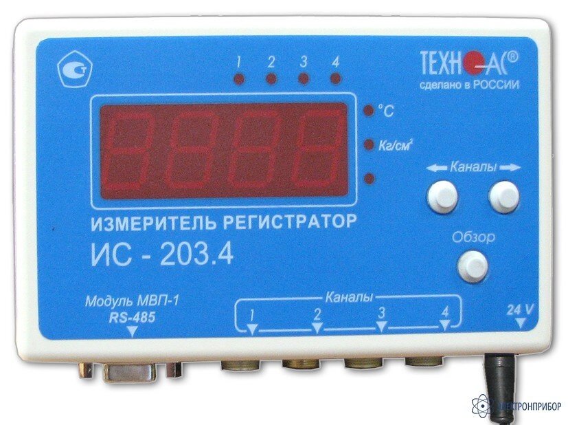 ИС-203.4 измеритель-регистратор от компании ООО "ТЕХЦЕНТР" - фото 1