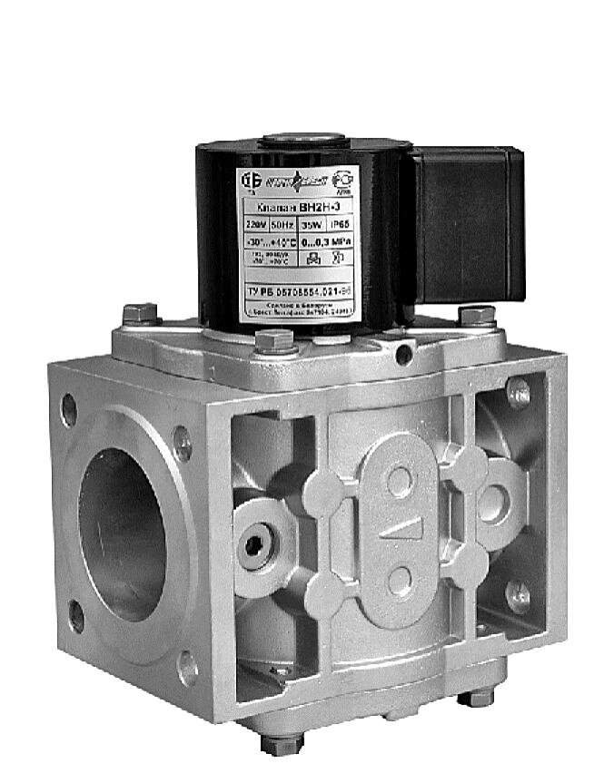 Клапан электромагнитный двухпозиционный ВН2 1/2Н-3К Ду65 от компании ООО "ТЕХЦЕНТР" - фото 1