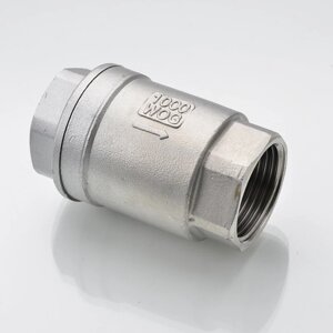 Клапан обратный муфтовый нержавеющий AISI 304 DN25 (33.7 мм)