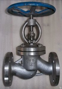 Клапан (вентиль) запорный из нержавеющей стали Ру 200 Ду 15 15нж56бк (К21002)