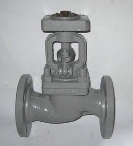 Клапан (вентиль) запорный стальной фланцевый под электропривод Ру 40 Ду 150 15с922нж