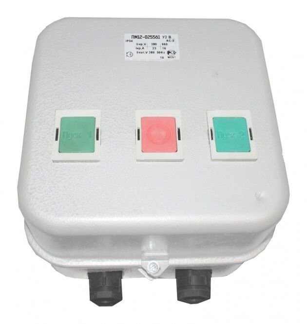 Контактор ПМ12-250520 магнитный пускатель реверсивный с кнопками от компании ООО "ТЕХЦЕНТР" - фото 1