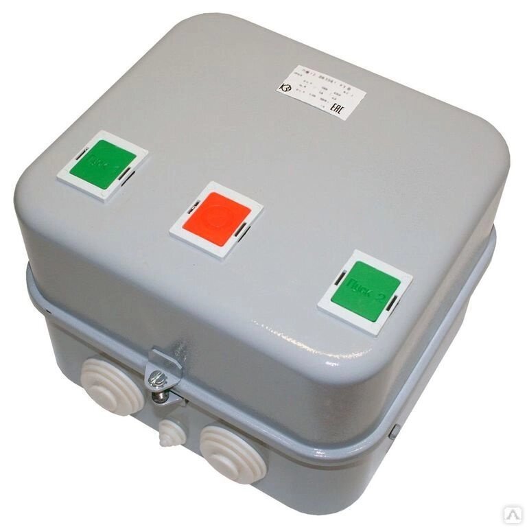 Контактор ППМ12-063561 магнитный пускатель реверсивный с кнопками от компании ООО "ТЕХЦЕНТР" - фото 1