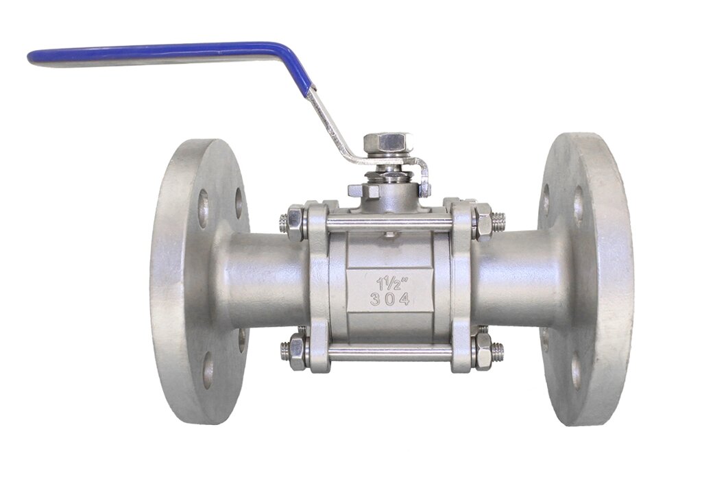 Кран шаровый фланцевый нержавеющий AISI 304 DN150 (168.3 мм) от компании ООО "ТЕХЦЕНТР" - фото 1