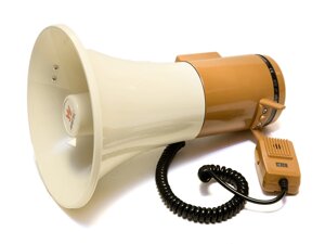 Мегафон AT-M140BCA ручной с выносным микрофоном, сигналом сирены и линейным входом