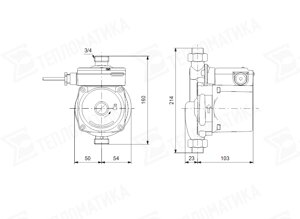 Насос GRUNDFOS для повышения давления CH 2-20