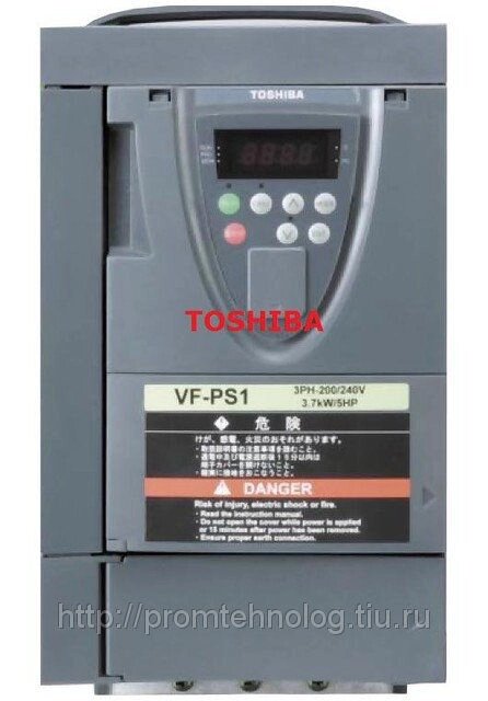 Преобразователь частоты TOSHIBA серии VF-PS1-4150PL - обзор