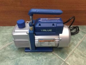 Value VE-280N двухступенчатый вакуумный насос для заправки фреона, 226 л/мин