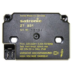 Трансформатор розжига горелки Satronic 931 1x14-ф4 220v 13134