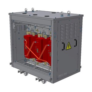 Сухой трансформатор ТСЛ-400 с литой изоляцией напряжением 6-10 кВ.