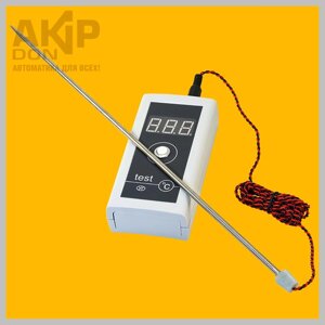 Портативный термометр с щупом Test