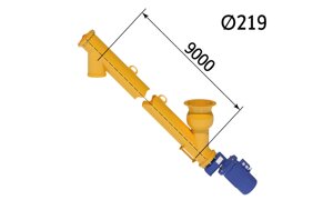 Шнек для цемента SC 168-4000