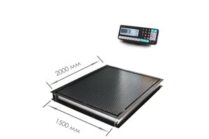 Промышленные электронные платформенные врезные весы с 4 датчиками 4D-PMF-20/15-1000-RA