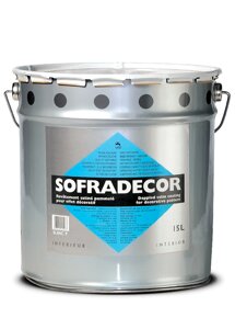 Софрадекор ( Sofradecor ) фактурная краска штукатурка (жидкий пластик) 15 кг