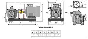 Ш 40-4-19,5/4 (подача 19,5 м/ч, эл./двигатель 5,5 кВт или 7,5 кВт)