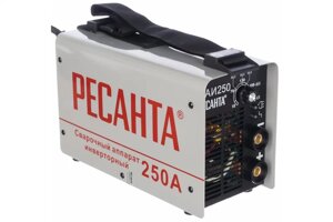 Инвертор свароч. 250А Ресанта САИ-250(220В,5кг,с пров.)