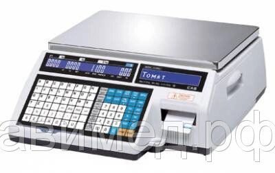 Торговые весы с печатью этикеток CL-5000J-15IB (TCP/IP) CAS - доставка