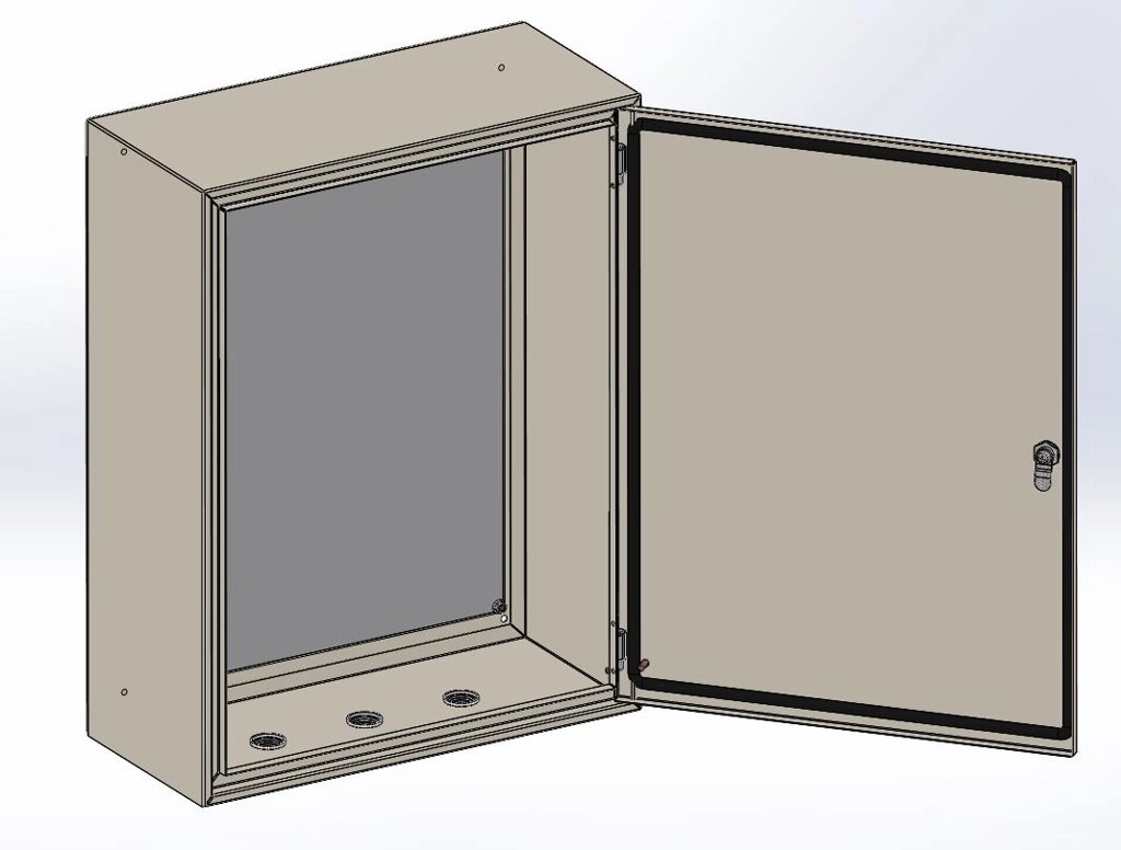 Шкаф металлический навесной герметичный 300*250*150 с МП DKC IP66 - Россия