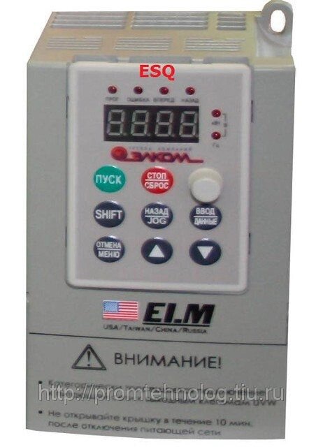 Преобразователь частоты ESQ-800 -0.2 от компании ООО "ТЕХЦЕНТР" - фото 1