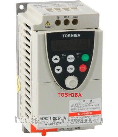 Преобразователь частоты TOSHIBA серии VF-nC1 2002P от компании ООО "ТЕХЦЕНТР" - фото 1