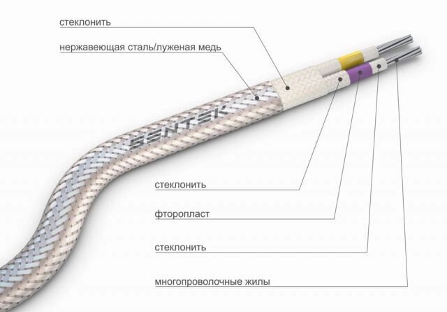 Провод термоэл. ХК 2*2.5 СФКЭ-ХК-2*2.5(хромель-капел, гиб) от компании ООО "ТЕХЦЕНТР" - фото 1