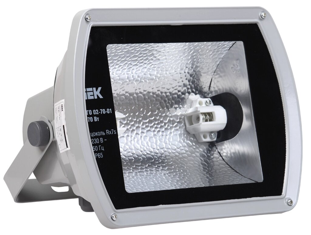Прожектор металлогалогенный ГО02-70-01 симметричный 70Вт Rx7s IP65 серый от компании ООО "ТЕХЦЕНТР" - фото 1