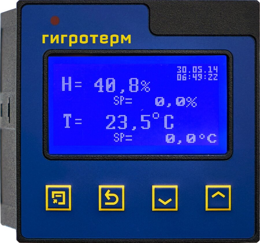 Регулятор температуры и влажности Гигротерм-38Е6 от компании ООО "ТЕХЦЕНТР" - фото 1