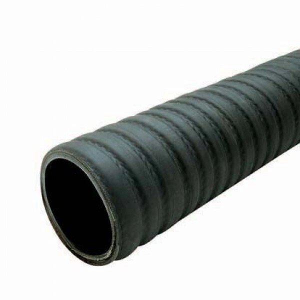 Шланг дм. 75 мм резиновый, напорно-всасывающий со стальной спиралью от компании ООО "ТЕХЦЕНТР" - фото 1