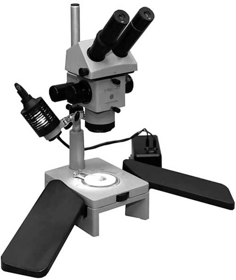 Стереоскопический микроскоп МБС-10 от компании ООО "ТЕХЦЕНТР" - фото 1