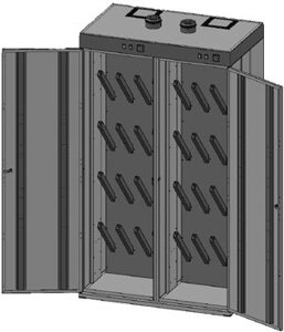 Сушильный шкаф ШС-4-16 / ШС-4-16 ср сборно-разборный для обуви