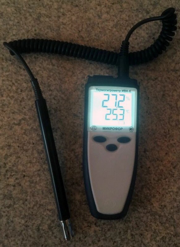 Термогигрометр ИВА-6Н (-20...60 °С, встроенный датчик) от компании ООО "ТЕХЦЕНТР" - фото 1