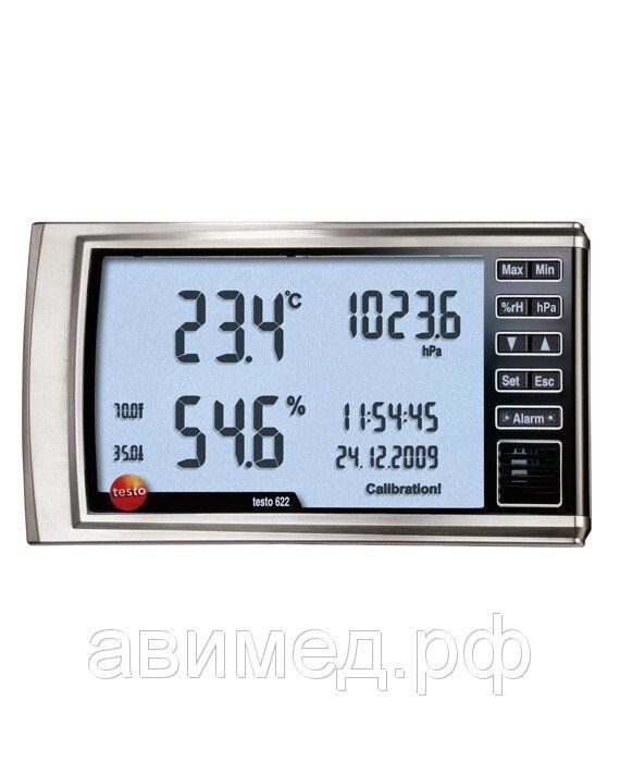 Термогигрометр Testo 622 с функцией отображения давления от компании ООО "ТЕХЦЕНТР" - фото 1