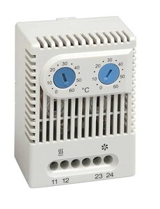 Термостат 1NO+1NC, для вентиляторов и нагревателей