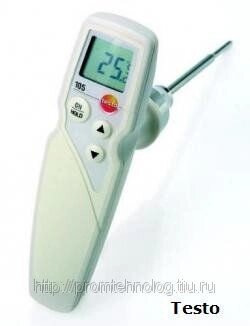 Testo 105 (0563 1052) - термометр пищевой (длинная насадка) от компании ООО "ТЕХЦЕНТР" - фото 1