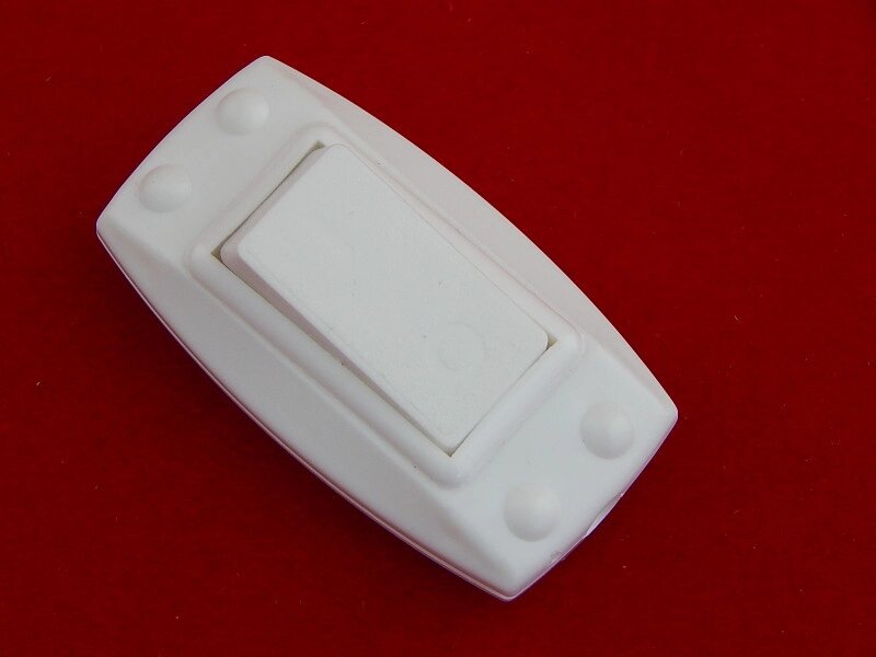 Выключатель проходной клавишный ВШ21-2.5Б-2011-20 БЦ (для бра) на шнур Bylectrica белый от компании ООО "ТЕХЦЕНТР" - фото 1