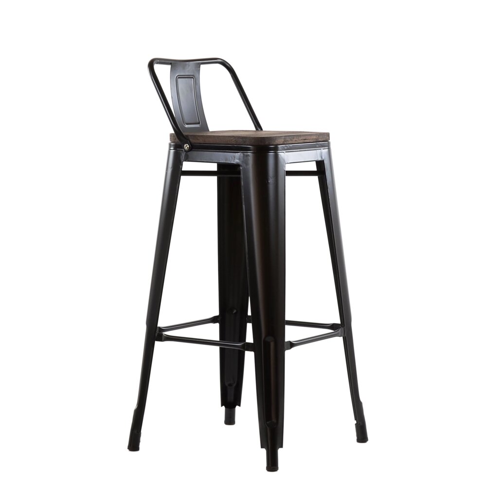 Барный стул N-238 Tolix Wood style от компании Группа компаний Проторг - фото 1