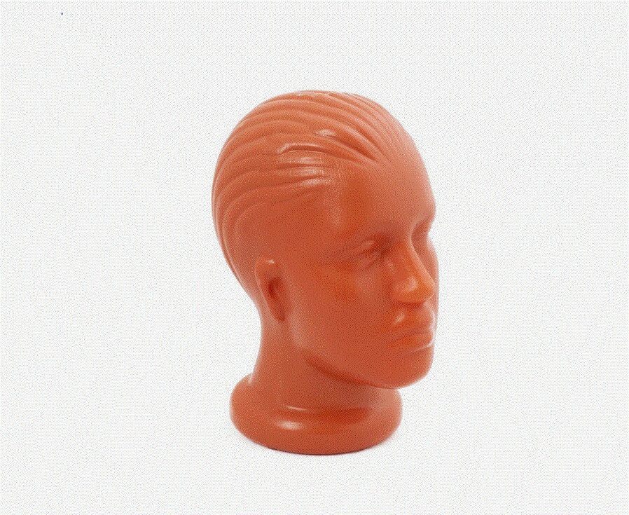 Голова женская пластиковая терракотовый от компании ООО "Проторг+" - фото 1