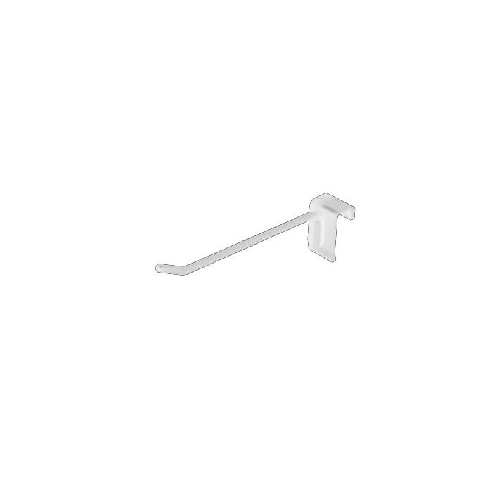 Крючок на прямоугольную трубу  L=150мм, цвет белый от компании Группа компаний Проторг - фото 1